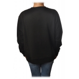 Ottod'Ame - Oversized Sweatshirt with Bezel - Black - Sweatshirt - Luxury Exclusive Collection