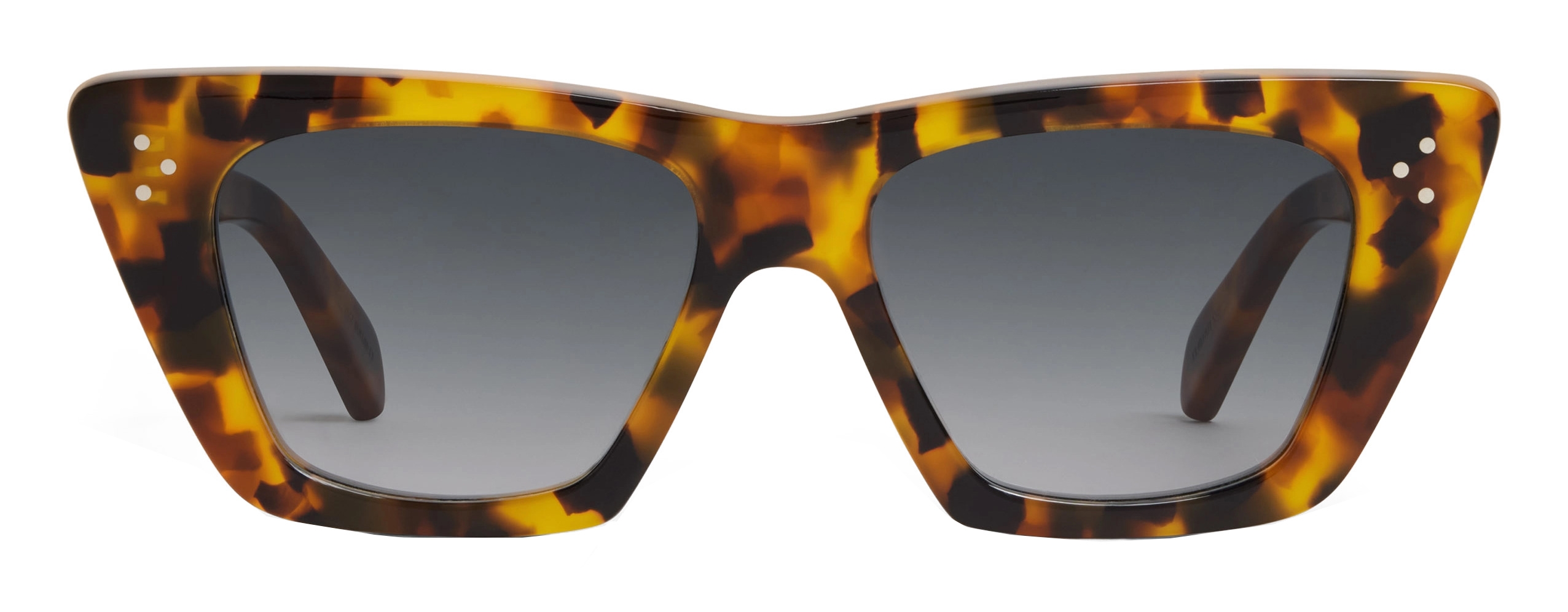 CAT EYE S187 SUNGLASSES IN ACETATE - BLACK