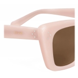 Céline - Occhiali da Sole  Cat Eye S187 in Acetato - Rosa Pastello Opalescente - Occhiali da Sole - Céline Eyewear