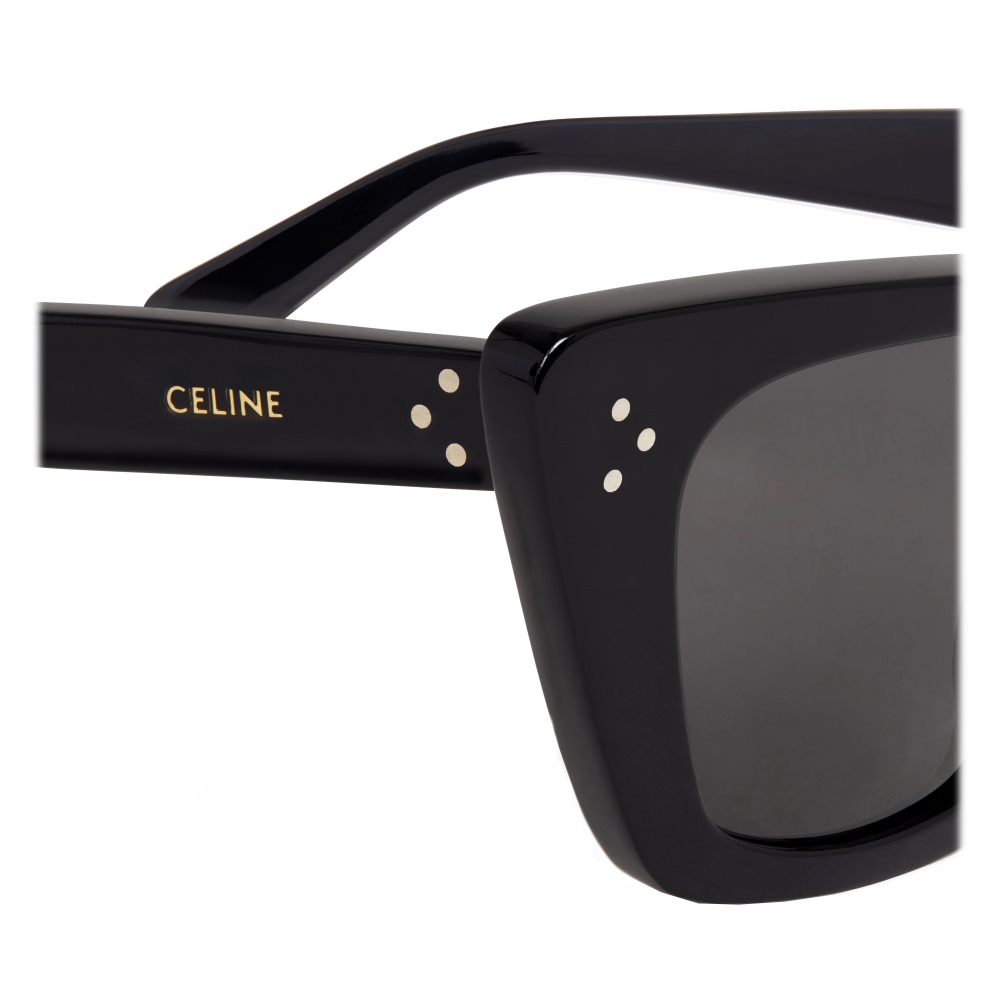 Céline - Occhiali da Sole Cat Eye S187 in Acetato - Nero - Occhiali da ...