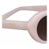 Céline - Cat Eye S193 Sunglasses in Acetate - Milky Light Pink - Sunglasses - Céline Eyewear