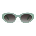 Céline - Occhiali da Sole  Cat Eye S193 in Acetato - Verde Acqua Opalescente - Occhiali da Sole - Céline Eyewear