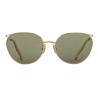 Céline - Occhiali da Sole Metal Frame 11 con Lenti in Vetro Minerale - Oro Verde - Occhiali da Sole - Céline Eyewear