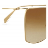 Céline - Metal Frame 10 Sunglasses in Metal - Gold Brown - Sunglasses - Céline Eyewear