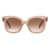 Céline - Oversized S002 Sunglasses in Acetate - Milky Hazelnut - Sunglasses - Céline Eyewear