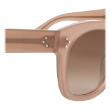 Céline - Oversized S002 Sunglasses in Acetate - Milky Hazelnut - Sunglasses - Céline Eyewear