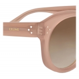 Céline - Occhiali da Sole  Rotondi S186 in Acetato - Nocciola Opalescente - Occhiali da Sole - Céline Eyewear