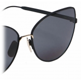 Thom Browne - Black Iron Cat Eye Sunglasses - Thom Browne Eyewear