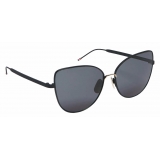 Thom Browne - Black Iron Cat Eye Sunglasses - Thom Browne Eyewear