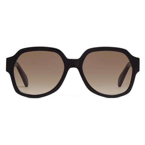 Céline - Triomphe 02 Sunglasses in Acetate - Black - Sunglasses - Céline Eyewear