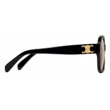Céline - Triomphe 02 Sunglasses in Acetate - Black - Sunglasses - Céline  Eyewear