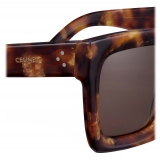 Céline - Square S130 Sunglasses in Acetate - Dark Havana Golden Leaf - Sunglasses - Céline Eyewear