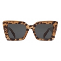 Céline - Square S156 Sunglasses in Acetate - Leopard - Sunglasses - Céline Eyewear