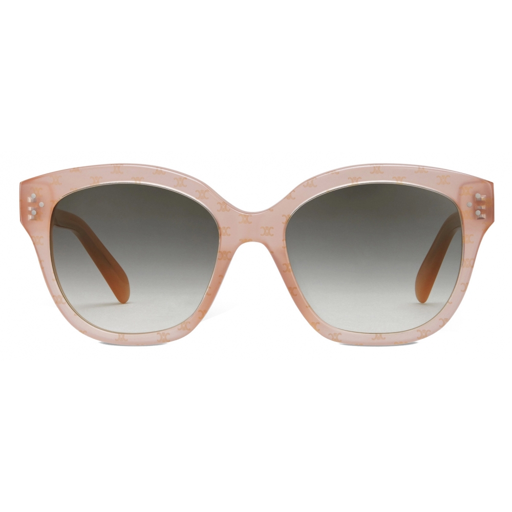 CELINE EYEWEAR Triomphe cat-eye acetate sunglasses