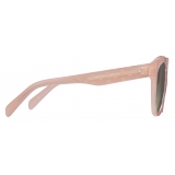Céline - Occhiali da Sole  Quadrati S167 in Acetato Triomphe - Rosa Opalescente - Occhiali da Sole - Céline Eyewear