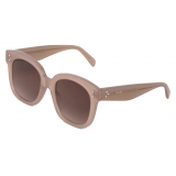 Céline - Occhiali da Sole  Quadrati S181 in Acetato - Nocciola Opalescente - Occhiali da Sole - Céline Eyewear