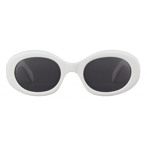 Céline - Triomphe 01 Sunglasses in Acetate - White - Sunglasses - Céline Eyewear