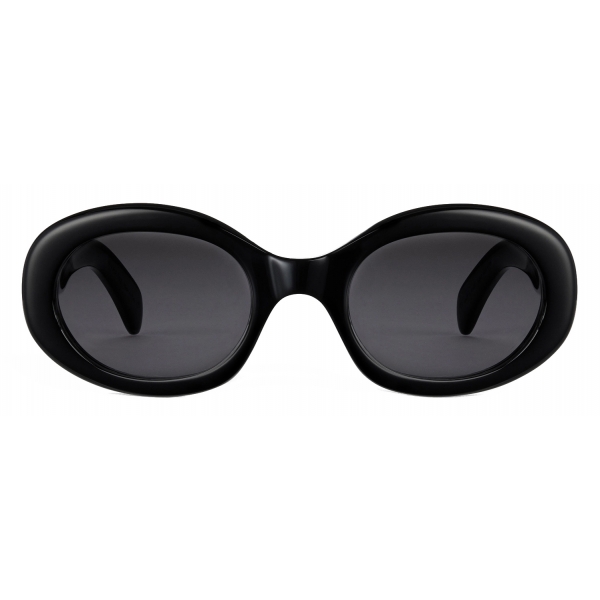 Céline - Triomphe 01 Sunglasses in Acetate - Black Céline Eyewear Avvenice