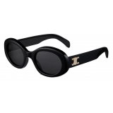 Céline - Triomphe 01 Sunglasses in Acetate - Black - Sunglasses - Céline Eyewear