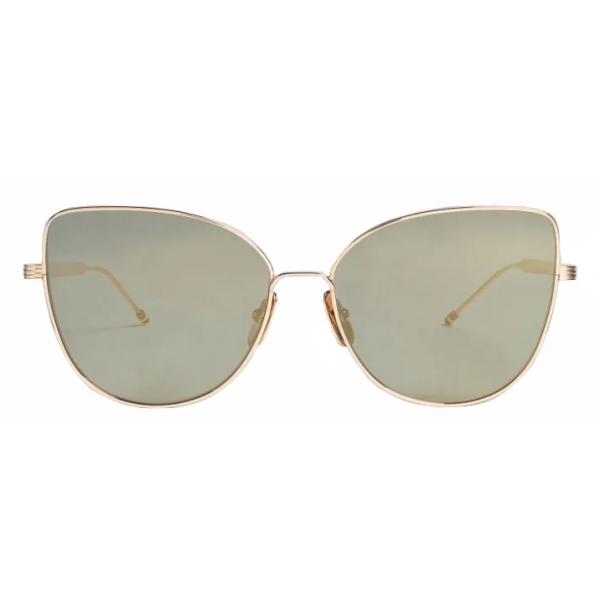 Thom Browne - Silver and Gold Flash Cat Eye Sunglasses - Thom Browne Eyewear