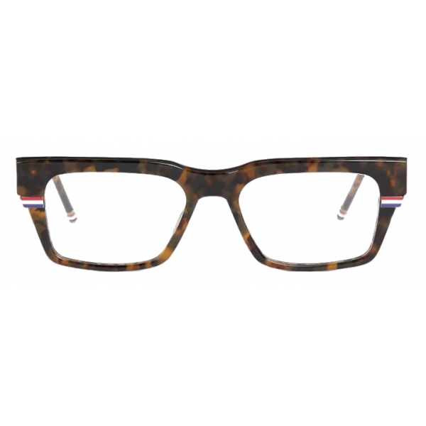 Thom Browne - Tortoiseshell Rectangular Sunglasses - Thom Browne Eyewear