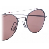 Thom Browne - Black Iron Aviator Sunglasses - Thom Browne Eyewear