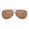 Thom Browne - Occhiali da Sole Aviator in Oro e Blu Navy - Thom Browne Eyewear