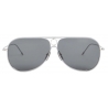 Thom Browne - Silver Aviator Sunglasses - Thom Browne Eyewear
