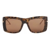 Thom Browne - Tortoise Squared Sunglasses - Thom Browne Eyewear