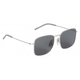 Thom Browne - Silver Oversized Squared Aviator Sunglasses - Thom Browne Eyewear