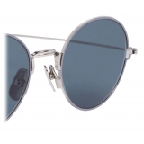 Thom Browne - Silver Round Eye Sunglasses - Thom Browne Eyewear