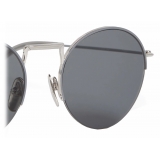 Thom Browne - Silver Hingeless Round Sunglasses - Thom Browne Eyewear