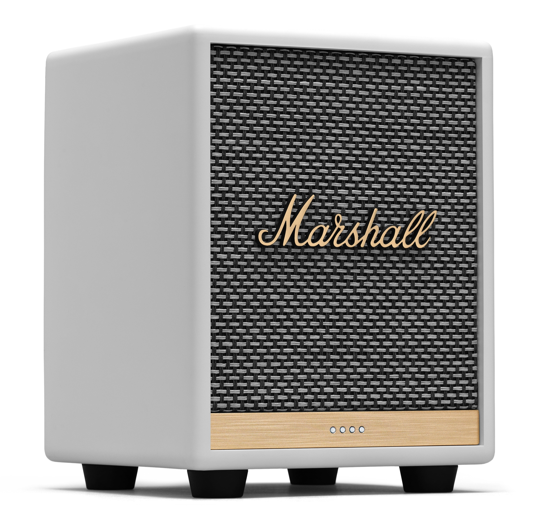 Marshall uxbridge altavoz con asistente google airplay chromecast bt  premium unboxing test y opinion 