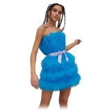 Teen Idol - Mini Dress in Tulle Mimosa - Turchese - Abiti - Teen-Ager - Luxury Exclusive Collection