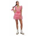 Teen Idol - Orione Tulle Mini Dress with Shoulders - Pink - Dresses - Teen-Ager - Luxury Exclusive Collection