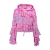 Teen Idol - Alfa Cropped Hoodie - Rosa - Felpe - Teen-Ager - Luxury Exclusive Collection