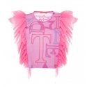 Teen Idol - Virgo Cropped Tee - Pink - T-Shirt - Teen-Ager - Luxury Exclusive Collection