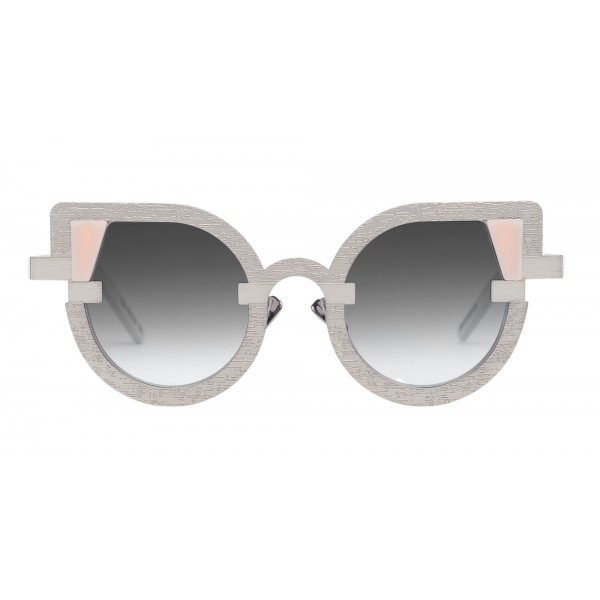 Portrait Eyewear - Charlotte Silver (C.05) - Sunglasses - Handmade in Italy - Exclusive Luxury Collection