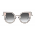 Portrait Eyewear - Charlotte Silver (C.05) - Sunglasses - Handmade in Italy - Exclusive Luxury Collection