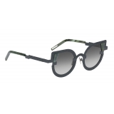 Portrait Eyewear - Charlotte Green Marble (C.07) - Sunglasses - Handmade in Italy - Exclusive Luxury Collection
