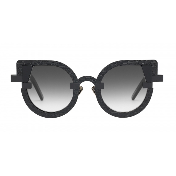 Potrait Eyewear - Charlotte Black (C.01) - Sunglasses - Handmade in Italy - Exclusive Luxury Collection