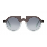 Portrait Eyewear - Flavin Brown and Green (C.06) - Sunglasses - Handmade in Italy - Exclusive Luxury Collection