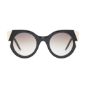 Portrait Eyewear - Das Model Black and Cream (C.01) - Sunglasses - Handmade in Italy - Exclusive Luxury Collection