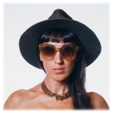 Portrait Eyewear - Das Model Amber and Marble (C.14) - Sunglasses - Handmade in Italy - Exclusive Luxury Collection