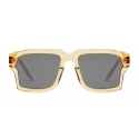 Portrait Eyewear - Starman Amber and Grey (C.14) - Sunglasses - Handmade in Italy - Exclusive Luxury Collection