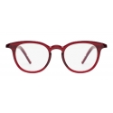 Portrait Eyewear - The Creator Bordeaux (C.08) - Optical Glasses - Handmade in Italy - Exclusive Luxury Collection
