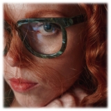 Portrait Eyewear - Robert Green Marble (C.13) - Optical Glasses - Handmade in Italy - Exclusive Luxury Collection