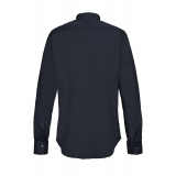 Alessandro Gherardi - Long Sleeve Shirt - Dark Blue - Shirt - Handmade in Italy - Luxury Exclusive Collection