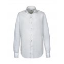 Alessandro Gherardi - Long Sleeve Shirt - White Linen - Shirt - Handmade in Italy - Luxury Exclusive Collection