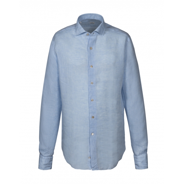 Alessandro Gherardi - Long Sleeve Shirt - Heavenly Linen - Shirt - Handmade in Italy - Luxury Exclusive Collection